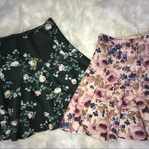 LC Lauren Conrad Runway Floral Skirt in Pink - Picture 6 of 6